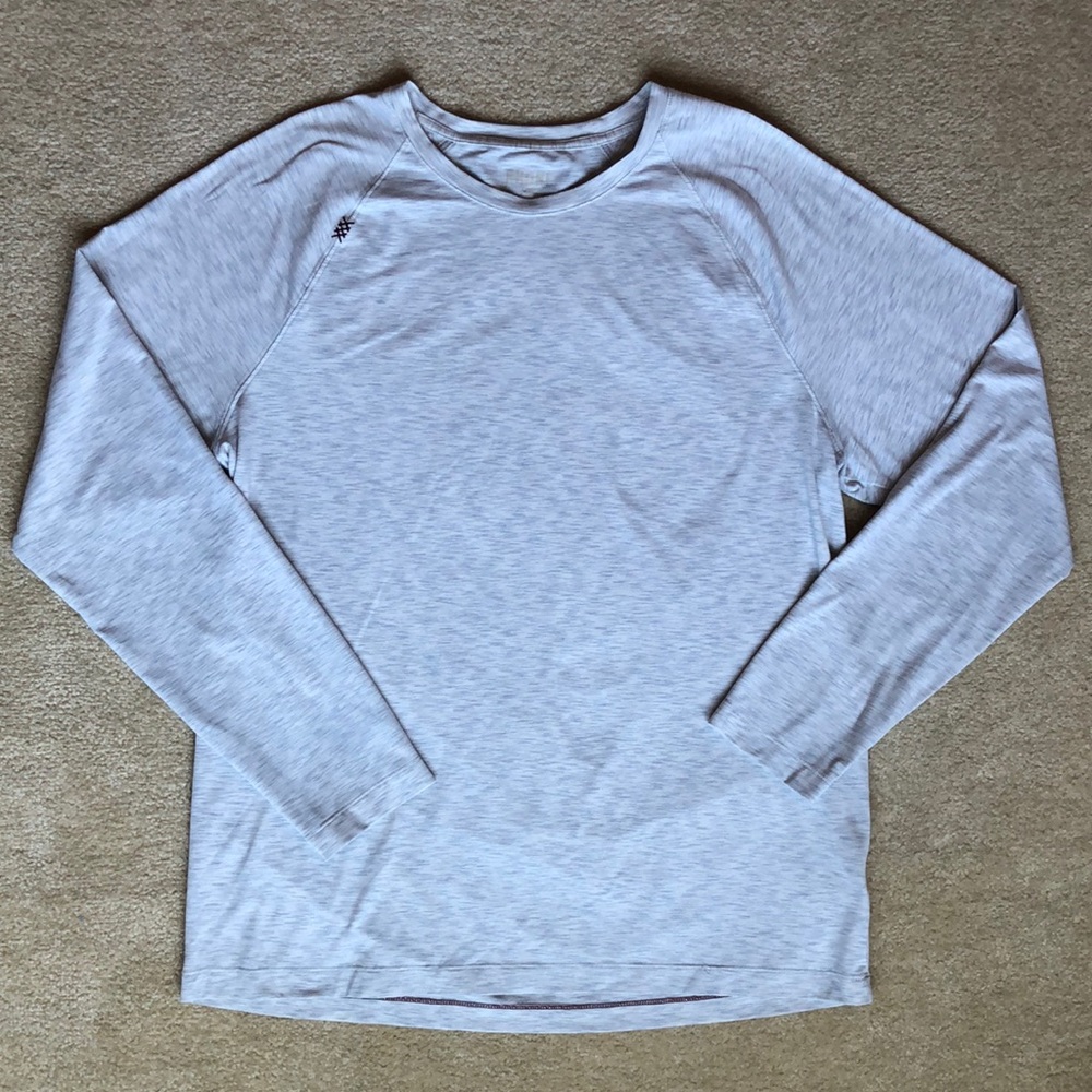 Rhone Men’s XL Light Gray Long Sleeve Shirt